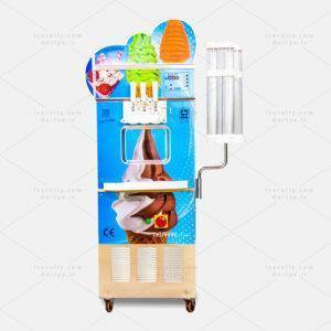 دستگاه بستنی ساز قیفی نیکنام مدل دلارام تک فاز