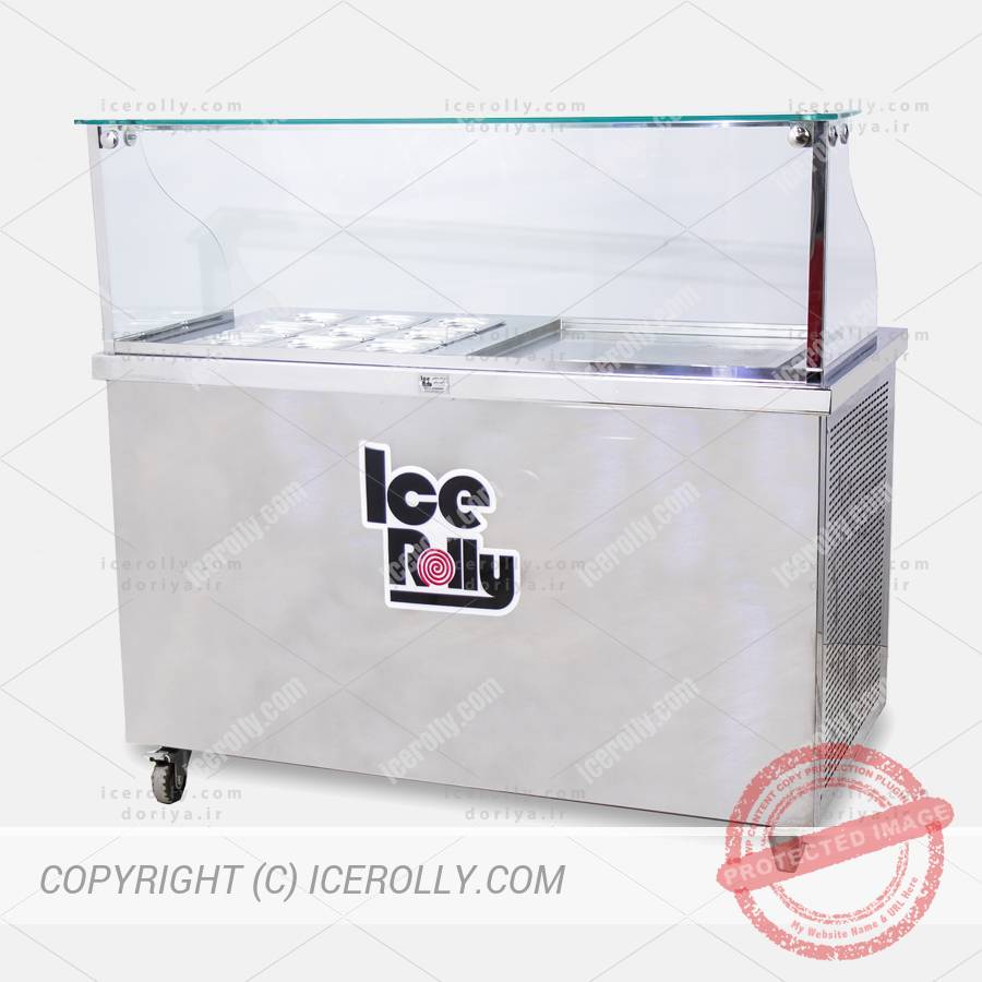 دستگاه بستنی ساز رولی تک سینی تاپینگ