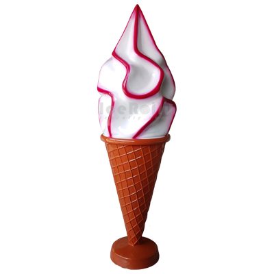 ماکت بستنی قیفی – لبه رنگی